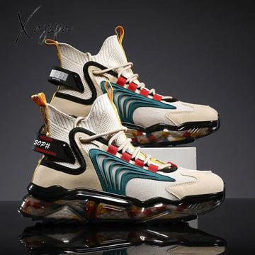 Xajzpa - Shoes Men Sneakers Male Casual Mens Tenis Luxury Shoes Trainer Race Breathable Fashion